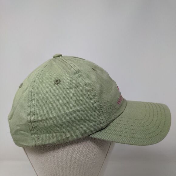 Vineyard Vines Strapback Hat Green One Size Adjustable Embroidered 6 Panel - Picture 4 of 9